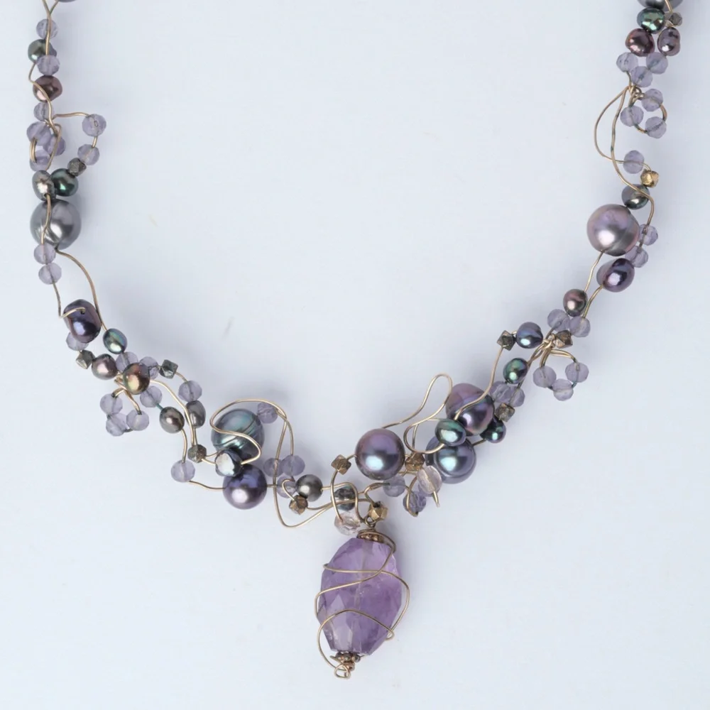 VINTAGE Necklace By Lynda Caris Of Muse IX Hawaii B6